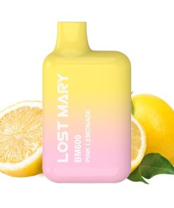 LOST MARY - BM600 NICOTINE VAPER 2% DISPOSABLE PINK LEMONADE