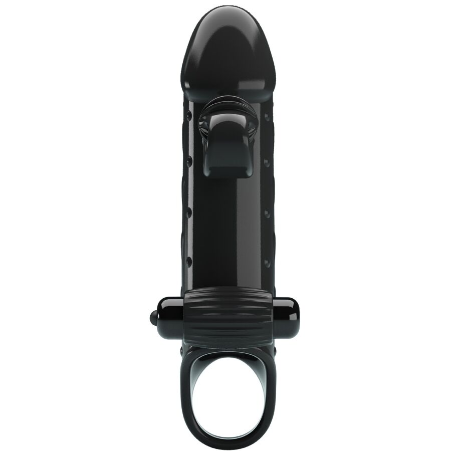 ROMANCE - VIBRATING PENIS SLEEVE BLACK - slika 2