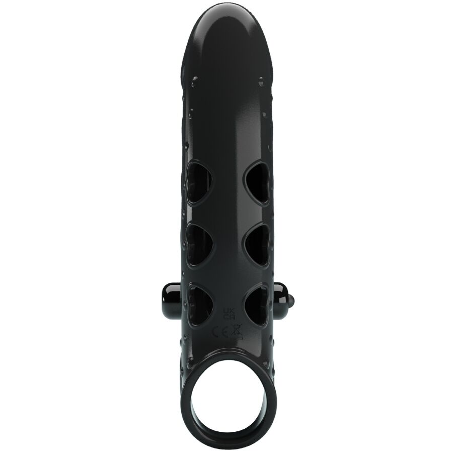 ROMANCE - VIBRATING PENIS SLEEVE BLACK - slika 3
