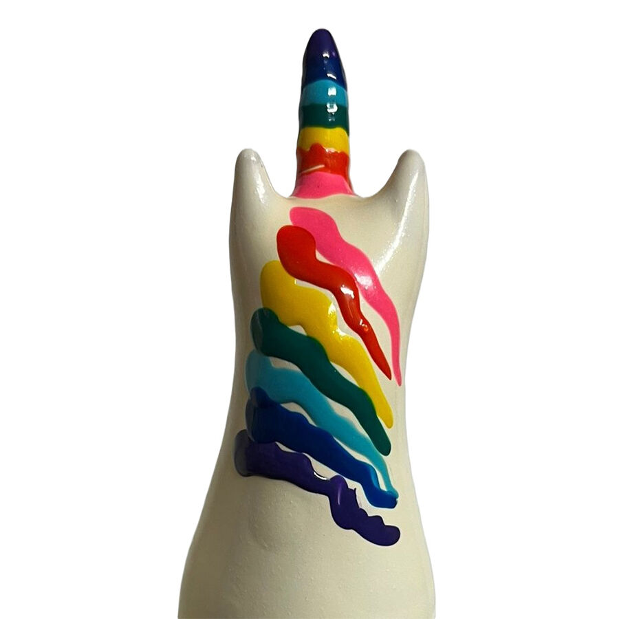 CONDOMERIE - HANDPAINTED NOVELTY CONDOMS UNICORN RAINBOW - slika 2