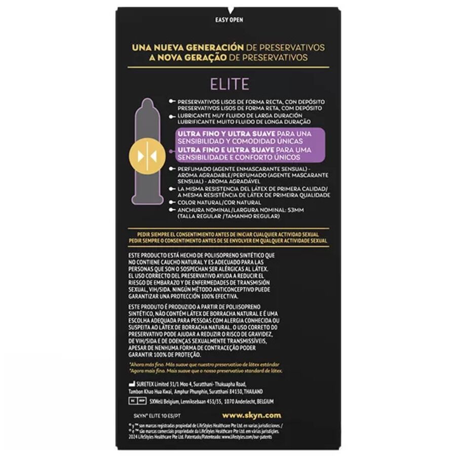 SKYN - ELITE ULTRA-THIN CONDOMS 10 UNITS - slika 2