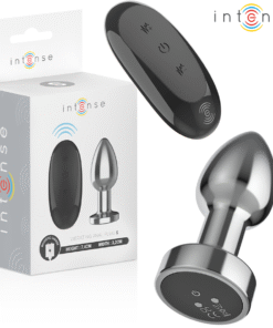 INTENSE - ANAL PLUG 10 VIBRATIONS METAL WITH REMOTE CONTROL S