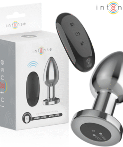 INTENSE - ANAL PLUG 10 VIBRATIONS METAL WITH REMOTE CONTROL L