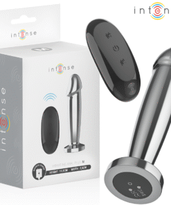 INTENSE - ANAL PLUG 10 VIBRATIONS METAL DILDO WITH REMOTE CONTROL M