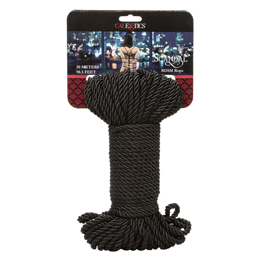 CALEXOTICS - SCANDAL BLACK BDSM ROPE 30 M - slika 2