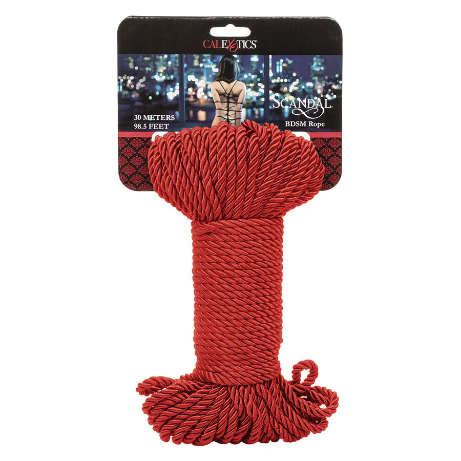 CALEXOTICS - SCANDAL RED BDSM ROPE 30 M - slika 2