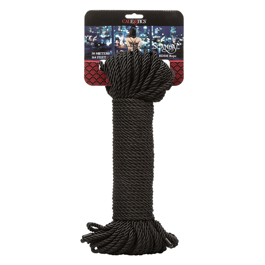CALEXOTICS - SCANDAL BLACK BDSM ROPE 50 M - slika 2