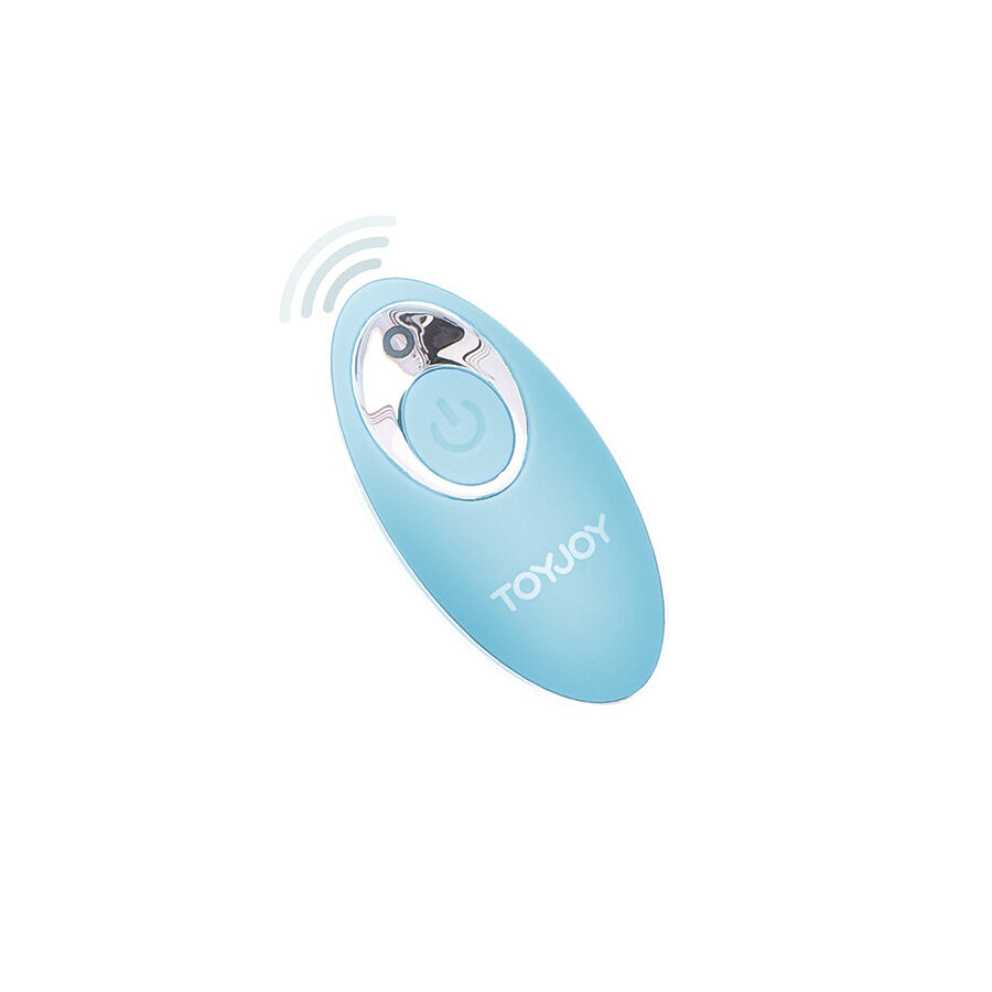 TOYJOY - HAPPINESS I'M SO EGGCITED REMOTE CONTROL VIBRATOR BLUE - slika 3