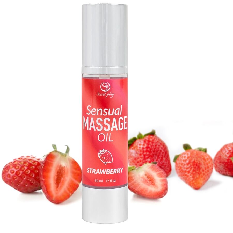 SECRETPLAY - STRAWBERRY MASSAGE OIL - slika 3