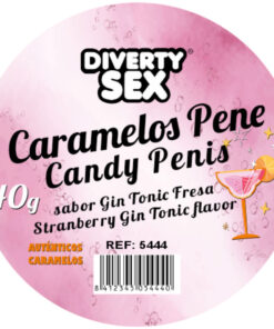 DIABLO PICANTE - 20 GIN  TONIC FLAVORED PENIS CANDIES