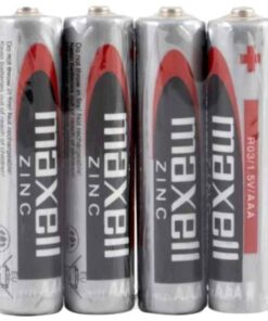 MAXELL - BATTERY SALINA MANGANESO AAA R03 RETRACTIL*4