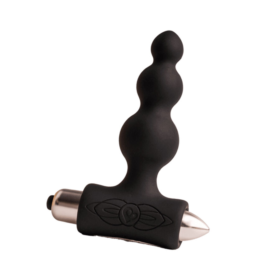 ROCKS- OFF - PETITE SENSATIONS BUBBLES ANAL PLUG VIBRATOR BLACK - slika 2