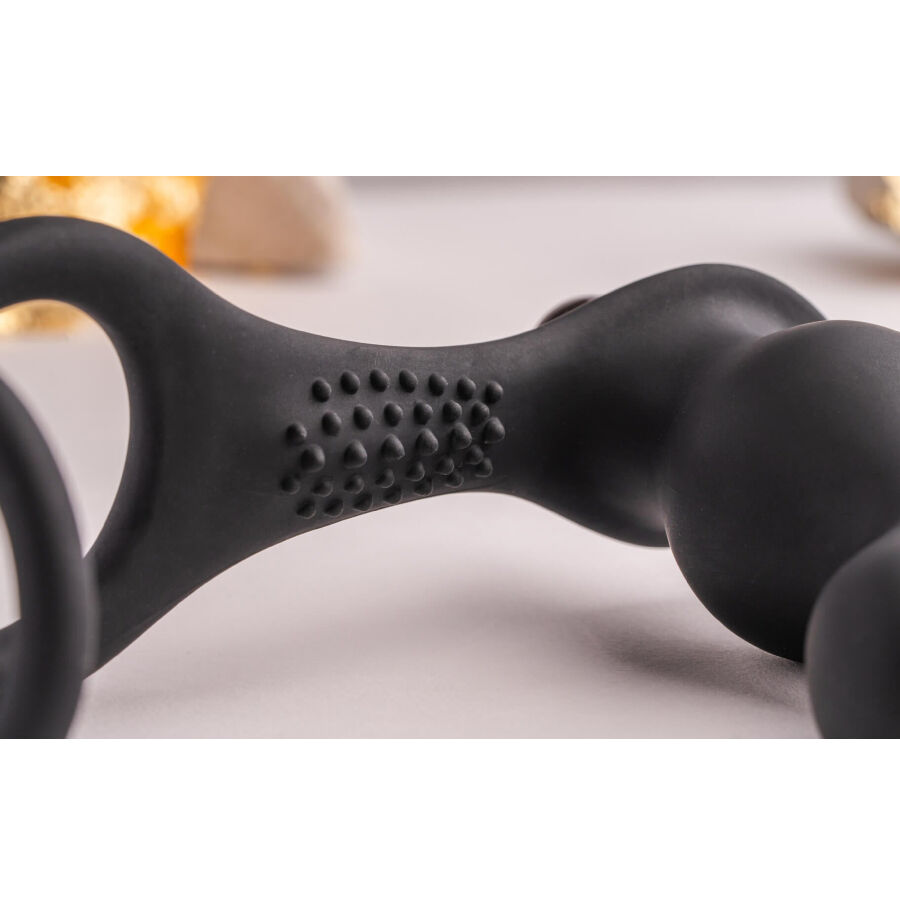 ROCKS-OFF - RO-ZEN RRO ANAL PLUG WITH VIBRATING PENIS RING BLACK - slika 3