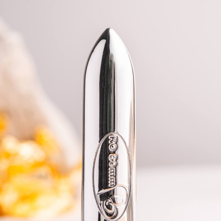 ROCKS-OFF - RO-80 CHROME VIBRATING BULLET SILVER - slika 2