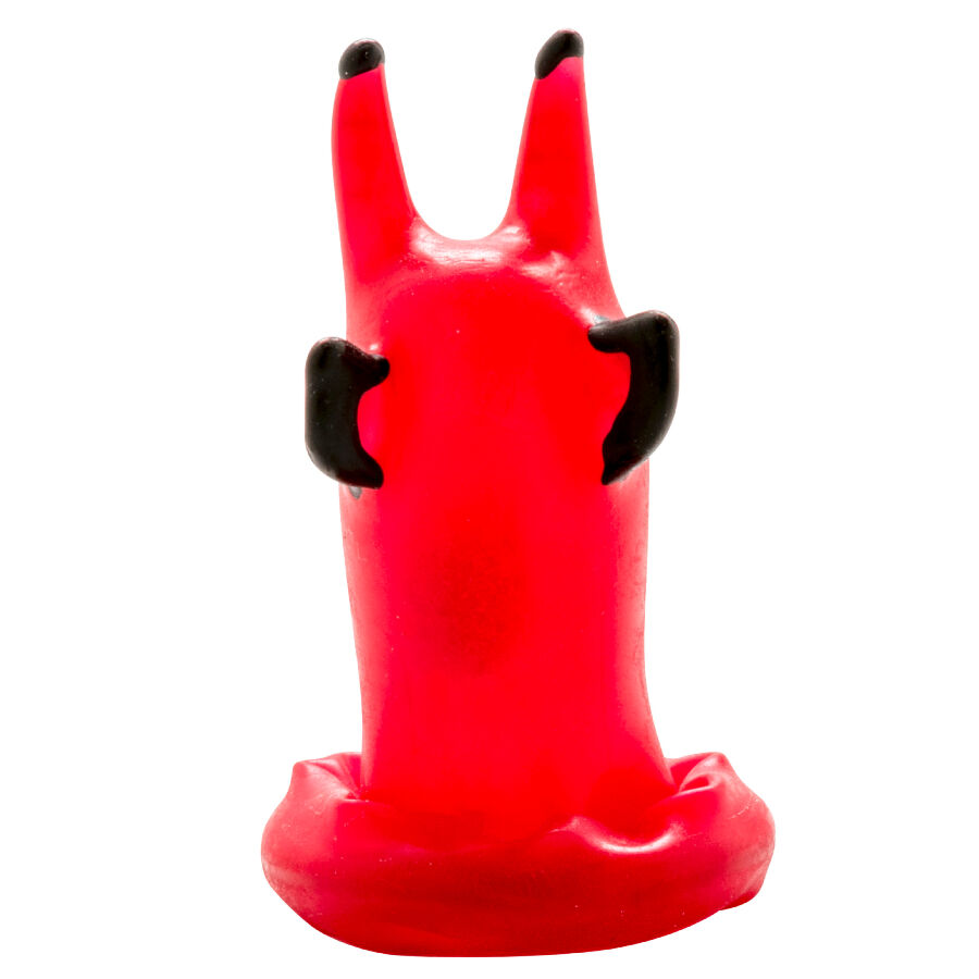 CONDOMERIE - HANDPAINTED NOVELTY CONDOMS RED DEVIL - slika 3