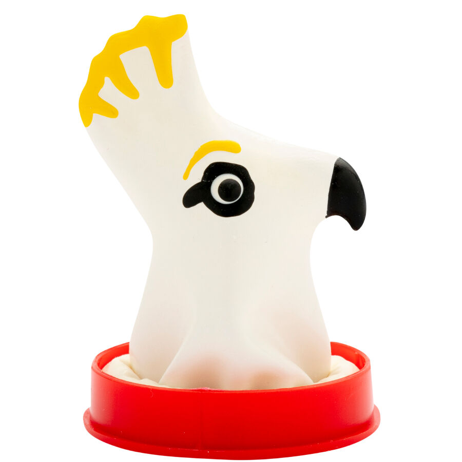 CONDOMERIE - HANDPAINTED NOVELTY CONDOMS PARROT WHITE - slika 2