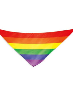 PRIDE - RAINBOW FLAG TRIANGULAR COTTON SCARF