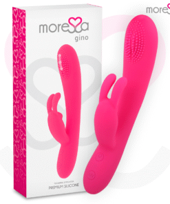 MORESSA GINO PREMIUM SILIKONSKI POLNILNI VIBRATOR - ROZA