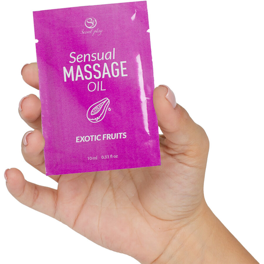 SECRETPLAY - SINGLE-DOSE EXOTIC FRUITS MASSAGE OIL 10 ML - slika 2