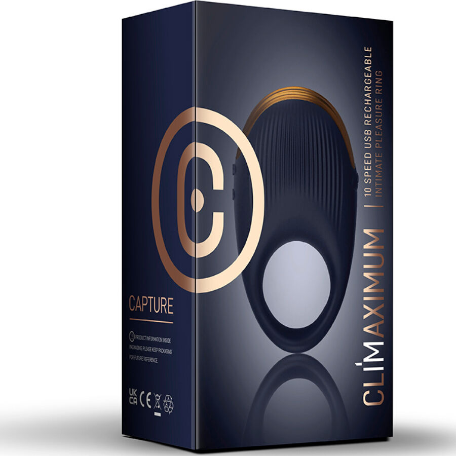CLIMAXIMUM - CAPTURE SENSORY COCK RING VIBRATOR - slika 3
