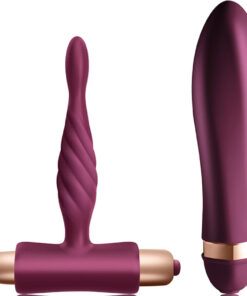 CLIMAXIMUM - DARE KIT TWISTED VIBRATOR + ANAL PLUG BEGINNER