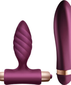 CLIMAXIMUM - DESIRE KIT TWISTED VIBRATOR + ANAL PLUG