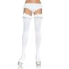 LEG AVENUE SHEER AND OPAQUE THIGH HIGHS