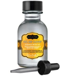KAMASUTRA POLJUBLJIVO OLJE ZA LJUBEZENSKE PREDIGRE KOKOS IN ANANAS 22 ML