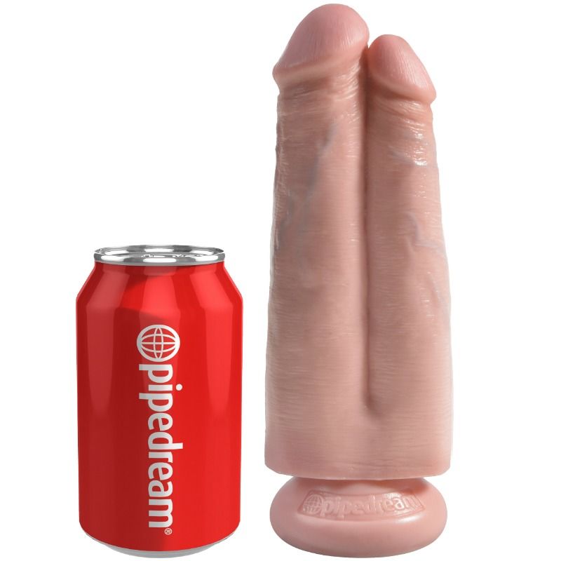 KING COCK - TWO COCKS ONE HOLE 20.3 CM - slika 2