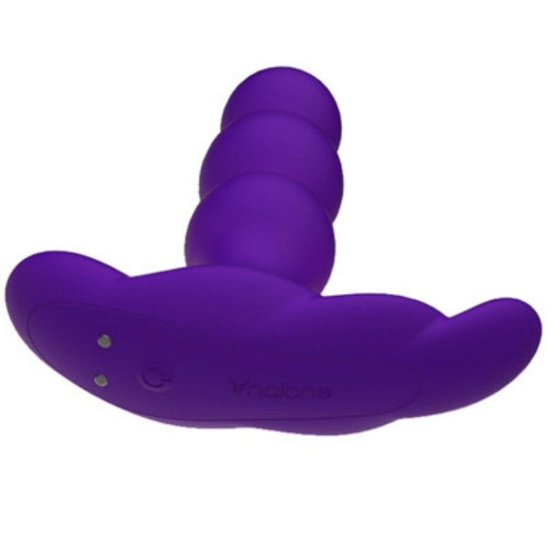 NALONE PEARL ANALNI VIBRATOR NA DALJINSKO UPRAVLJANJE - ČRNA/VIJOLIČNA - slika 2