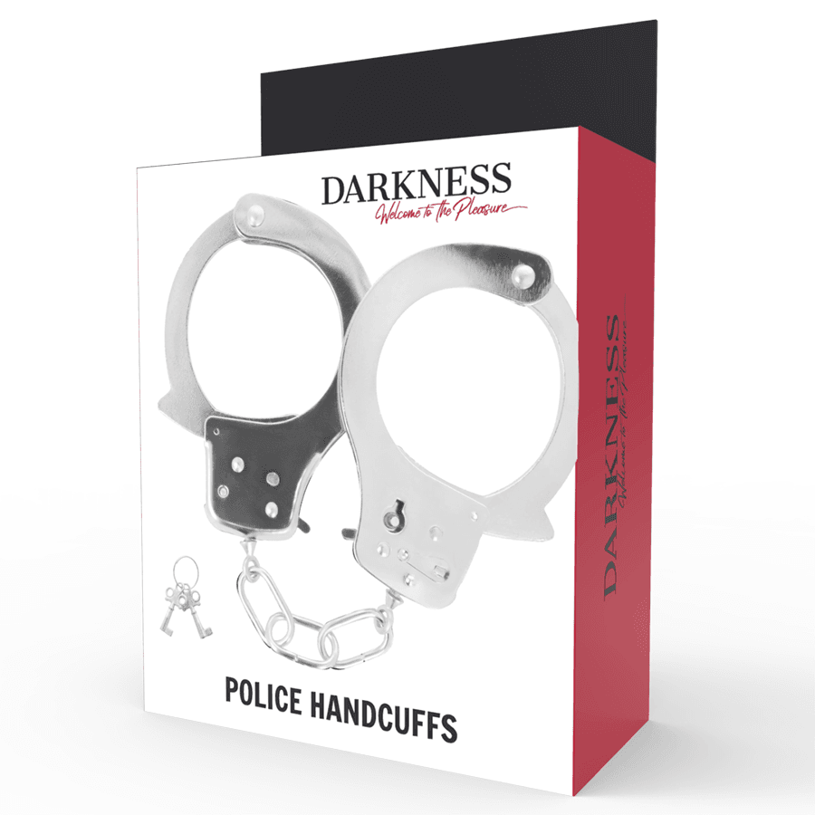 DARKNESS METAL PLEASURE HANDCUFFS - slika 3