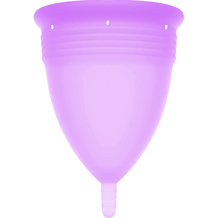 STERCUP MENSTRUAL CUP SIZE L PURPLE COLOR FDA SILICONE - slika 3