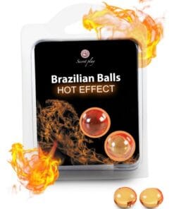 SECRETPLAY BRAZILSKE KROGLICE Z UČINKOM SEGREVANJA 2 KOSA