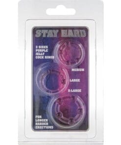 SEVENCREATIONS OBROČEK ZA PENIS STAY HARD - VIJOLIČEN