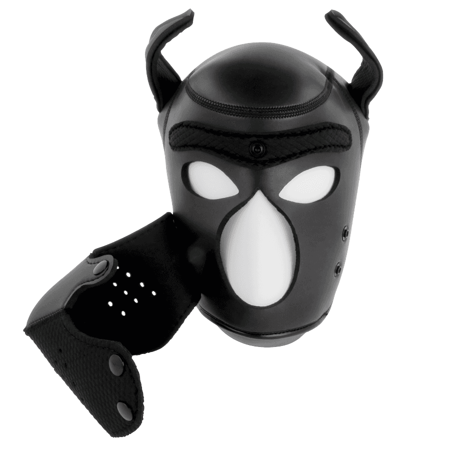 DARKNESS NEOPRENE DOG HOOD WITH REMOVABLE MUZZLE L - slika 3