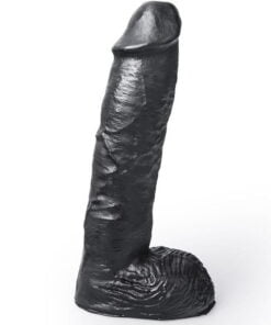 HUNG SYSTEM REALISTIČEN DILDO MICKEY - ČRNI 24 CM