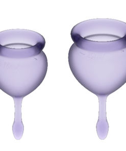 SATISFYER FEEL GOOD MENSTRUAL CUP PURPLE 15+20ML