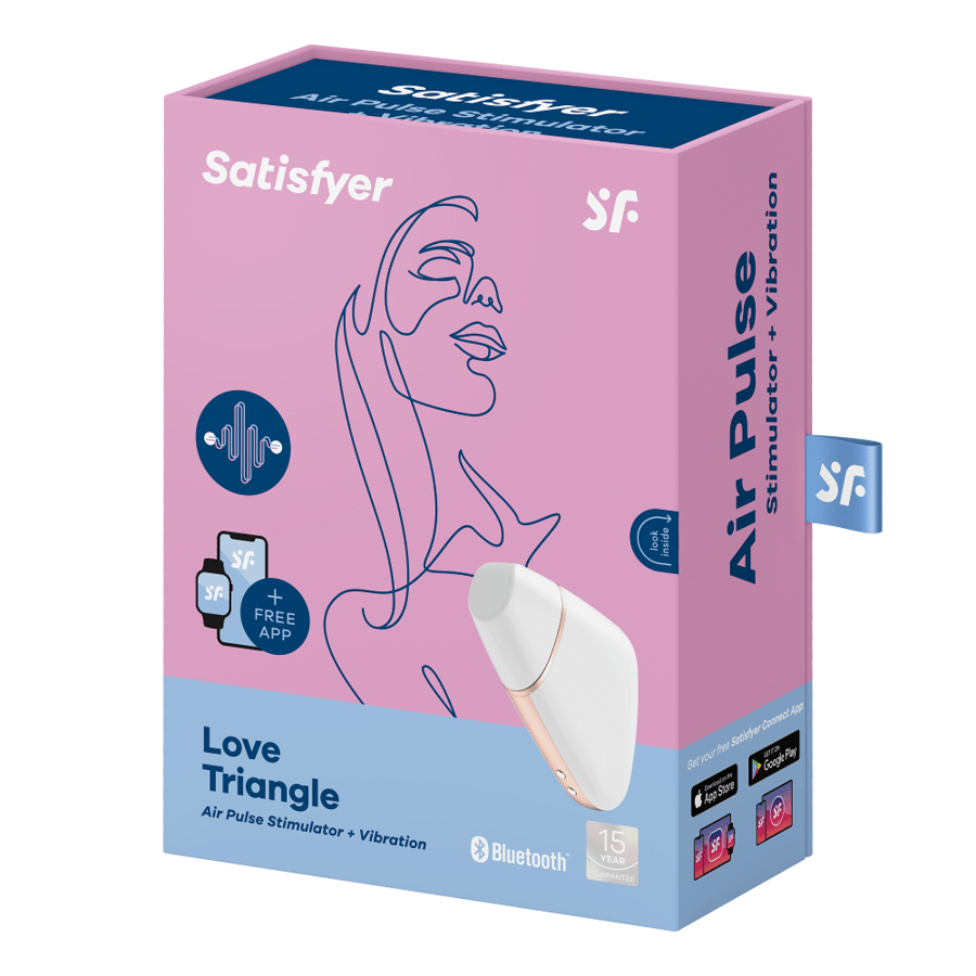 SATISFYER CONNECT - LJUBEZENSKI TRIKOTNIK - BELA / ZLATA - slika 4