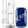 XRAY PROZOREN PENIS Z JAJCI 15,5 CM X 3,5 CM