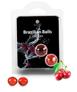 SECRETPLAY BRAZILSKE KROGLICE ČEŠNJA