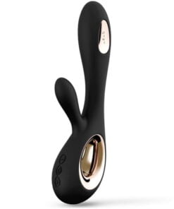 LELO SORAYA WAVE ZAJČJI MASAŽNI VIBRATOR - ČRNI