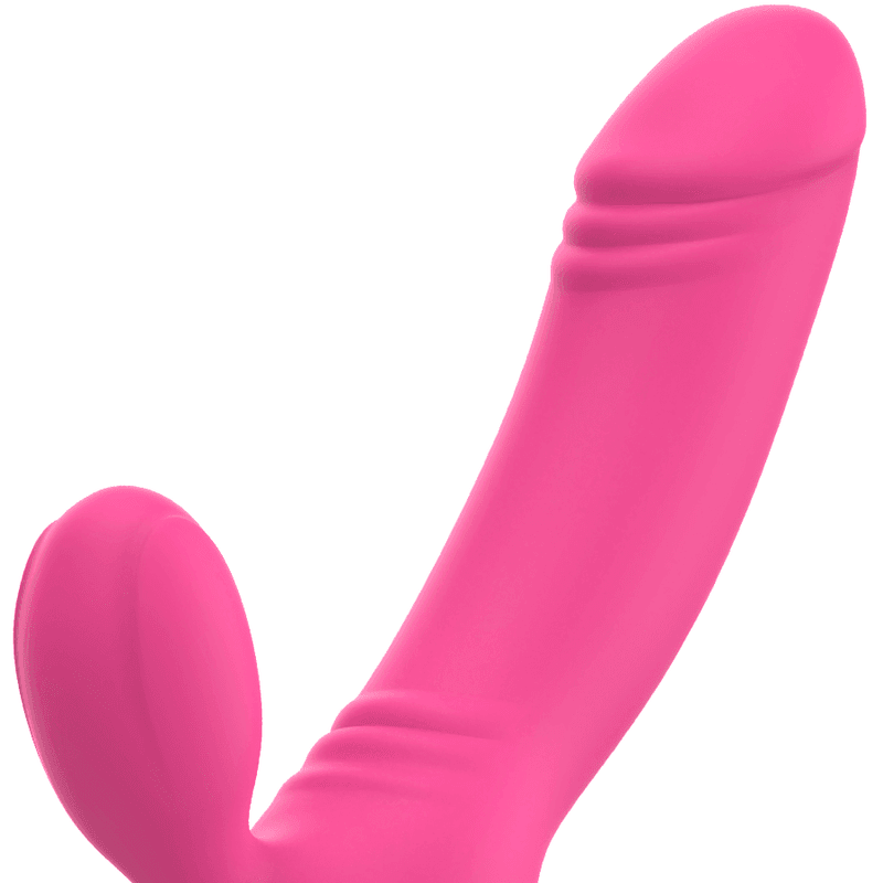 OHMAMA BIX DVOJNI VIBRATOR BOŽIČNA IZDAJA - ROZA - slika 3