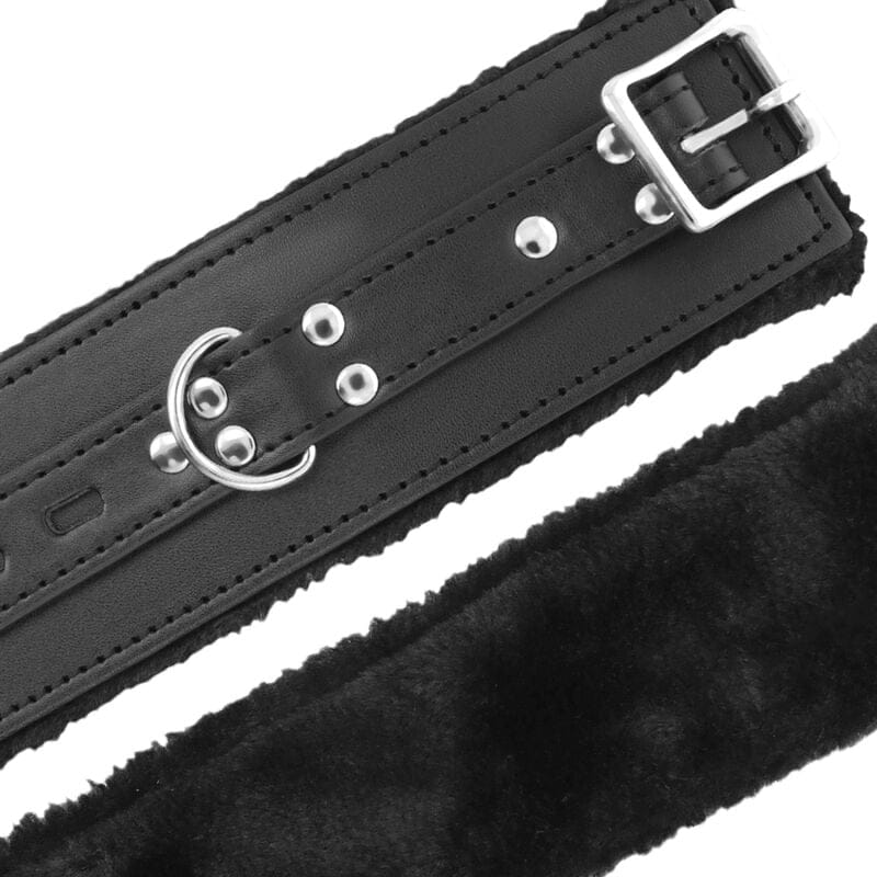 DARK NESS LOVE CUFFS, WRIST WITH FUR BLACK - slika 3