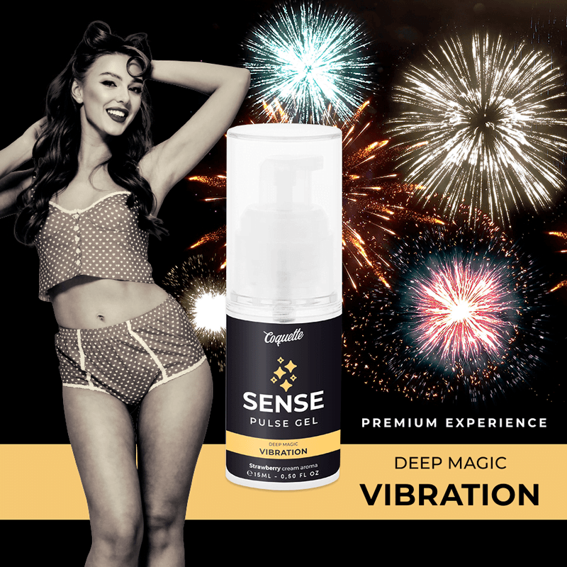 COQUETTE CHIC DESIRE PULZNI GEL JAGODA MAGIČNA VIBRACIJA PREMIUM 15 ML - slika 3